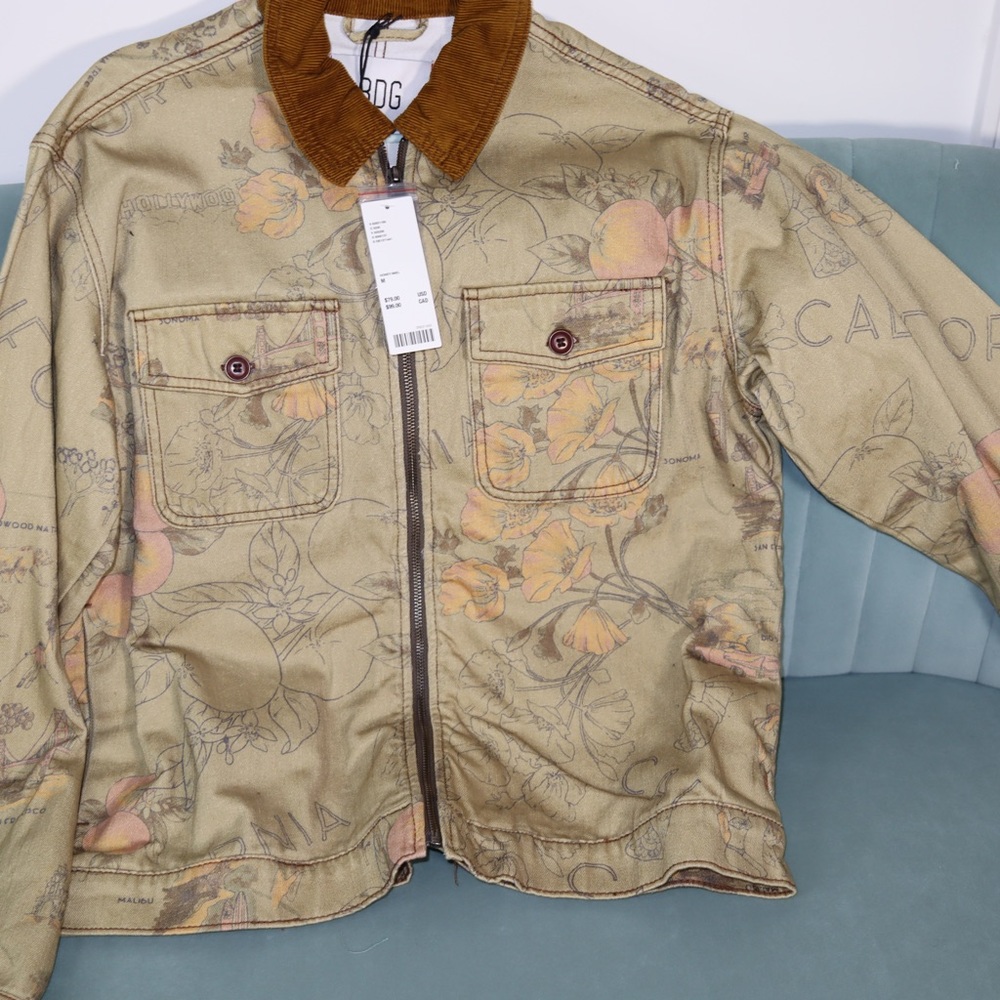 BDG Patterned Work Jacket from URBAN OUTFITTERS